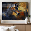 Abstract Horse Art Print - Abstract Canvas Wall Art |