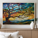 Mosaic Tree Wall Art | Ready to Hang Stained Glass Style