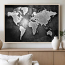 World Map Wall Art Canvas Print – Framed Wall Art for by MyGreatCanvas | Canvas Wall Art Prints | Photo Prints & Wall Decor