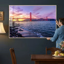 Golden Gate Bridge Wall Art Canvas Print – Framed San by MyGreatCanvas | Canvas Wall Art Prints | Photo Prints & Wall Decor
