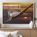 Old War Plane Wall Art Canvas Print by MyGreatCanvas | Canvas Wall Art Prints | Photo Prints & Wall Decor