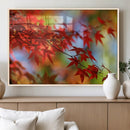 Red Leaves Autumn Forest Wall Art Canvas, Red Leaves Autumn by MyGreatCanvas | Canvas Wall Art Prints | Photo Prints & Wall Decor