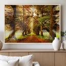 Sunshine in Forest and Trees Wall Art Canvas Print by MyGreatCanvas | Canvas Wall Art Prints | Photo Prints & Wall Decor
