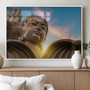 Buddha Statue and Daylight Wall Art, Buddha Statue Wall Art by MyGreatCanvas | Canvas Wall Art Prints | Photo Prints & Wall Decor