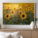 Sunflower Sunshine Wall Art Canvas Print by MyGreatCanvas | Canvas Wall Art Prints | Photo Prints & Wall Decor
