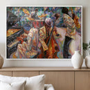 African American Jazz Art Music Abstract Wall Art Painting by MyGreatCanvas | Canvas Wall Art Prints | Photo Prints & Wall Decor
