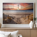 Sunset on the Sea Wall Art Canvas Print by MyGreatCanvas | Canvas Wall Art Prints | Photo Prints & Wall Decor