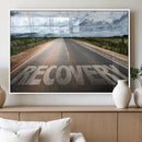 Recovery Road Wall Art Canvas Print