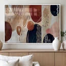 Boho Wall Art Canvas Print Set Mid-Century Prints Bohemian
