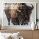 Bison Wall Art Canvas Print For Farmhouse, Wild Animal Wall by MyGreatCanvas | Canvas Wall Art Prints | Photo Prints & Wall Decor
