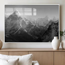 Everest Himalaya Mountain Peaks Black & White Triptych
