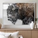 American Bison Wall Art Print – Majestic Buffalo Canvas