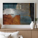 Modern Abstract Canvas Art Canvas Print - Framed and Ready