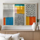 Canvas Print Wall Art Abstract Illustrs Art Boho, Framed