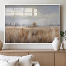 Golden Fields Wall Art Print Canvas – Serene Landscape of by MyGreatCanvas | Canvas Wall Art Prints | Photo Prints & Wall Decor
