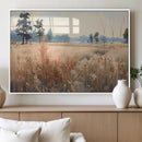 Golden Fields Canvas Wall Art Print – Serene Landscape of