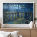 Vincent van Gogh Starry Night over the Rhone Abstract Wall