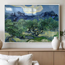 Olive Trees Van Gogh Wall Art Canvas Print