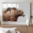 Mother and Baby Bear Canvas Wall Art - Adorable Wildlife by MyGreatCanvas | Canvas Wall Art Prints | Photo Prints & Wall Decor
