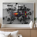 RedBull Formula 1 Canvas Wall Art Print