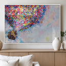 Don't Look Up Movie Canvas Wall Art - Vibrant Floating House