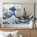 Katsushika Hokusai Kanagawa Giant Wave Wall Art Canvas Print
