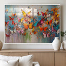 Abstract Butterfly Wall Art Canvas Print