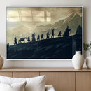 Fellowship Journey Wall Art – Fantasy Adventure Canvas Print by MyGreatCanvas | Canvas Wall Art Prints | Photo Prints & Wall Decor