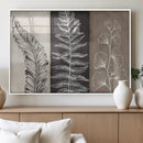 Minimalist Botanical Wall Art Canvas Print, Framed and Ready