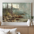 Abstract Acadia National Park Wall Art Canvas Print -