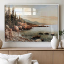 Serene Coastal View of Acadia National Park Wall Art -
