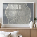 Abstract Tree Ring Wall Art Canvas Print – Nature-Inspired,