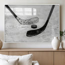 Winter Ice Hockey Sport Canvas Wall Art Print - Hockey Wall by MyGreatCanvas | Canvas Wall Art Prints | Photo Prints & Wall Decor