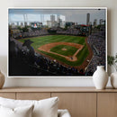Chicago Cubs Baseball Team Print - Wrigley Field Stadium