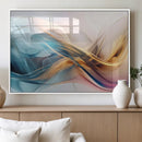 Abstract Flowing Colors Wall Art Canvas Print