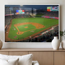 Angel Stadium Aerial Canvas Print – Los Angeles Angels