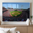 Cincinnati Reds Baseball Canvas Print - American Ball