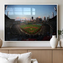 PNC Park Evening Game Triple Canvas Wall Art - Pittsburgh