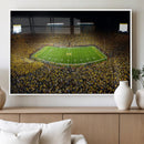 Stadium in Michigan Wall Art Canvas Print, Framed American