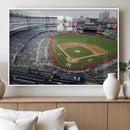 New York Yankees Baseball Team Print - Yankee Stadium Wall