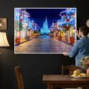 Disney Wall Art | Castle Large Wall Art Disney Magic Kingdom