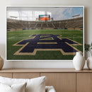 Notre Dame Stadium Giclee Canvas Print | Triptych Wall Art