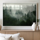 Foggy Forest Wall Art – Tranquil Green Woodland Canvas by MyGreatCanvas | Canvas Wall Art Prints | Photo Prints & Wall Decor