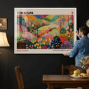 Framed Yayoi Kusama 1986 Wall Art Print – Japanese Wall Art