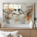 Abstract Watercolor Chickadee Bird Canvas Wall Art Print - by MyGreatCanvas | Canvas Wall Art Prints | Photo Prints & Wall Decor