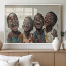 Shai Yossef Print - Joyful Childhood Canvas Wall Art -