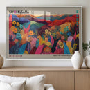 Yayoi Kusama Wall Art Canvas Print, Abstract Art, Large