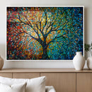Yggdrasil Tree of Life Wall Art Print | Mosaic Style 3-Panel