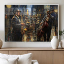 Jazz Canvas Wall Art Print – Abstract African American Music