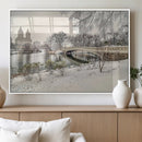 The Bow Bridge in Central Park Canvas, The Bow Bridge Canvas by MyGreatCanvas | Canvas Wall Art Prints | Photo Prints & Wall Decor
